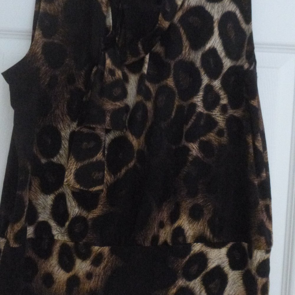 Women's leopard print blouse